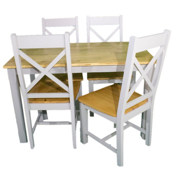 Rochester 4ft Dining Table Set